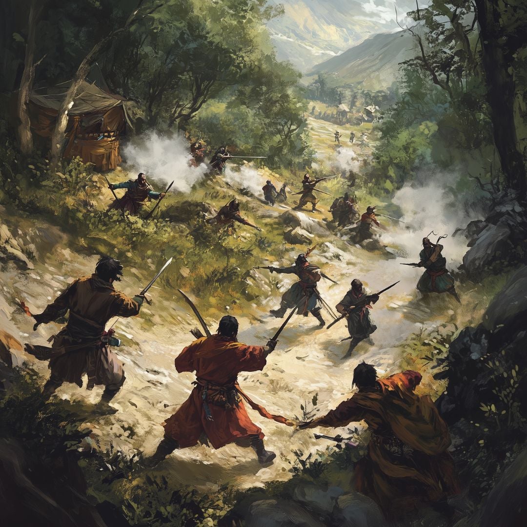 The soldiers who came and burned what was written