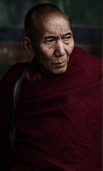 Lobsang, the 92-year-old monk of the valley
